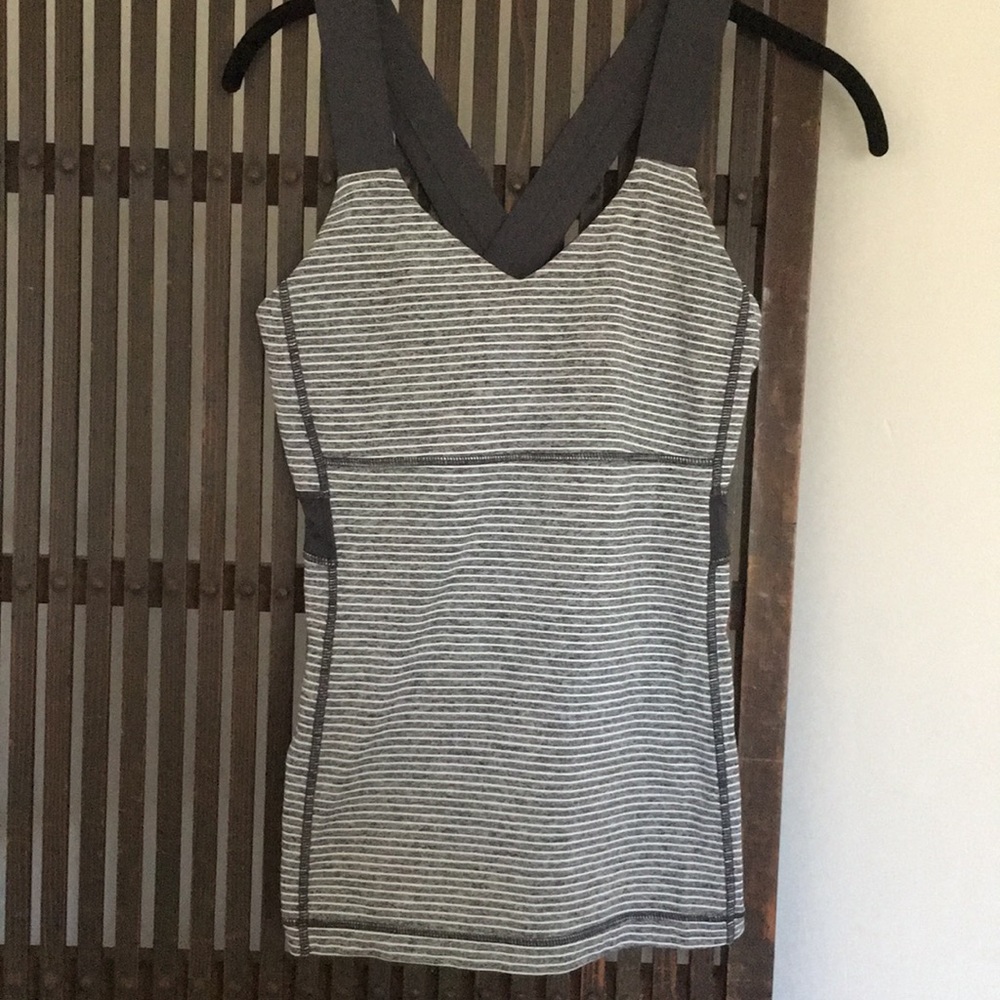Lululemon Push Ur Limits striped tank top